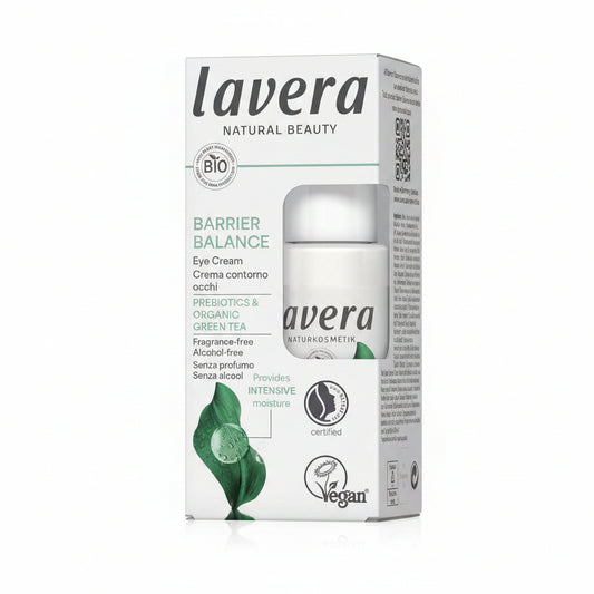 LAVERA Barrier Balance Cremă de Ochi cu Prebiotice, Anti-Cearcăne, 15ml