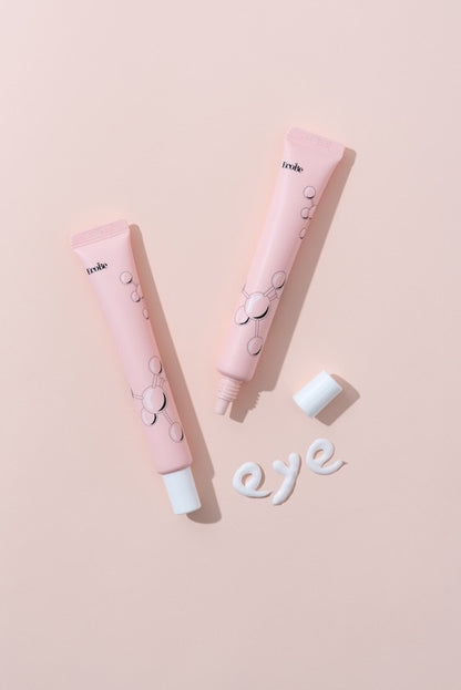 EcoBe Crema Coreeana pentru Ochi cu Peptide - Fermitate si Reducerea Ridurilor, Utilizare Zi si Noapte, 20ml