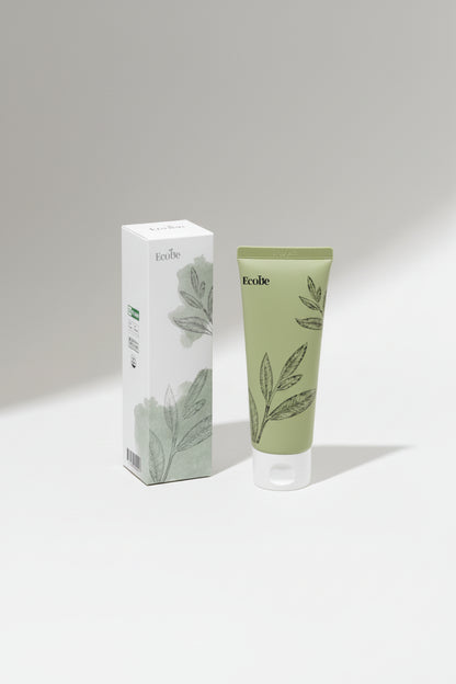 EcoBe Spuma Coreeana de Curatare cu Ceai Verde din Jeju - Purificare si Revigorare pentru Piele Proaspata si Luminoasa, 100ml