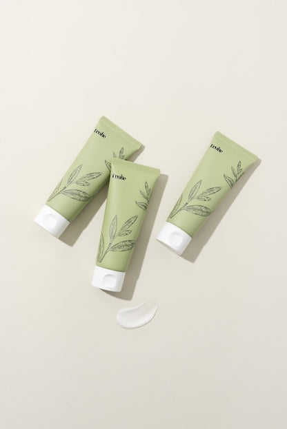 EcoBe Spuma Coreeana de Curatare cu Ceai Verde din Jeju - Purificare si Revigorare pentru Piele Proaspata si Luminoasa, 100ml