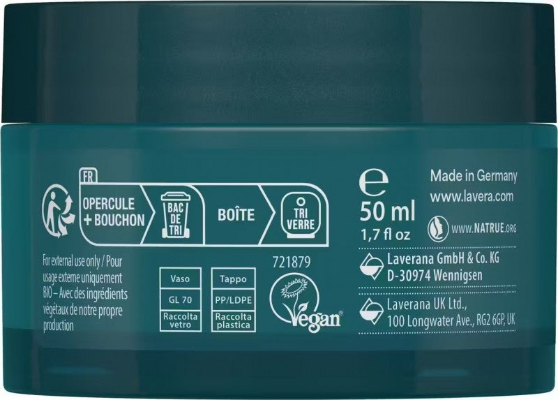 LAVERA Barrier Balance Cremă de Noapte Echilibrantă cu Prebiotice, fără Parfum și Alcool, 50 ml