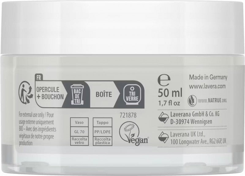 LAVERA Barrier Balance Cremă de Zi Echilibrantă cu Prebiotice, fără Parfum și Alcool, 50 ml