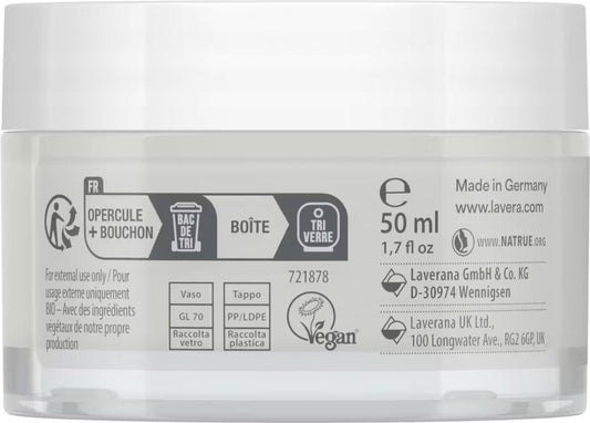 LAVERA Barrier Balance Cremă de Zi Echilibrantă cu Prebiotice, fără Parfum și Alcool, 50 ml