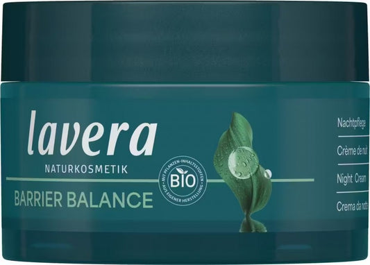 LAVERA Barrier Balance Cremă de Noapte Echilibrantă cu Prebiotice, fără Parfum și Alcool, 50 ml